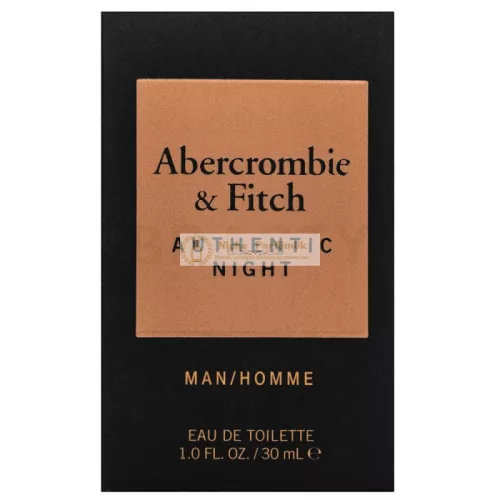 Abercrombie & Fitch Authentic Night Man toaletná voda pre mužov 30 ml