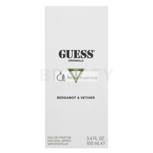 Guess Originals Type 1 Bergamot & Vetiver parfémovaná voda unisex 100 ml