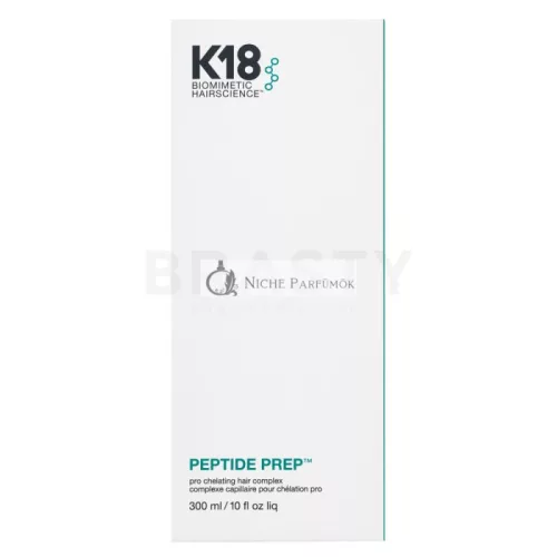 K18 Peptide Prep Pro Chelating Hair Complex ošetrenie, ktoré čistí a odstraňuje ťažké kovy z vlasov 300 ml