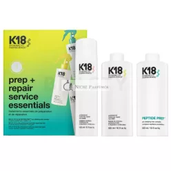   K18 Prep+ Repair Service Essentials sada pre regeneráciu, výživu a ochranu vlasov 300 ml + 300 ml + 150 ml