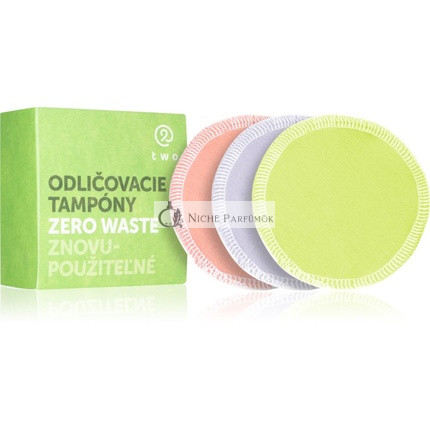 Two Cosmetics Znovu použiteľné odstraňovače make-upu - Balenie 7, Zero Waste tkanina