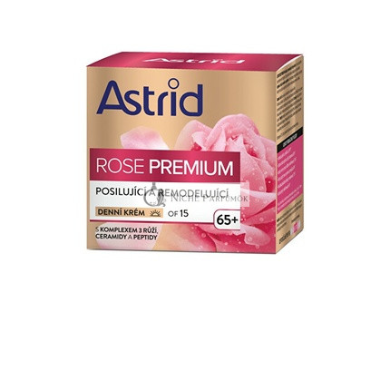 Posilňujúci a remodelačný denný krém SPF 15 Róža Premium, 50 ml