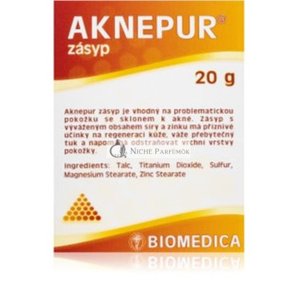 Biomedica Aknepur - 20g Prášok na Liečbu Akne pre Problémovú Pokožku