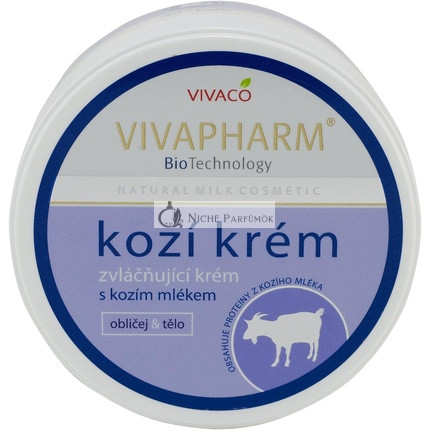 Vivaco Vivapharm Krém z Kozieho Mlieka na Hydratáciu Tváre/Tela 250ml