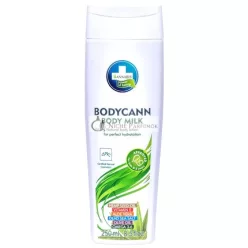   Annabis BODYCANN 100% Prírodné Vegánske Telové Mlieko s Organickým Konopím Intenzívna Hydratácia a Regenerácia pre Citlivú, Suchú, Ekzematickú a Psoriatickú Pokožku