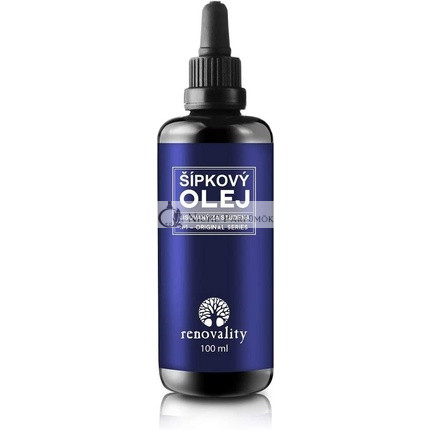 Studený lisovaný olej z šípok 100ml s pipetou - Renovality, Česká republika