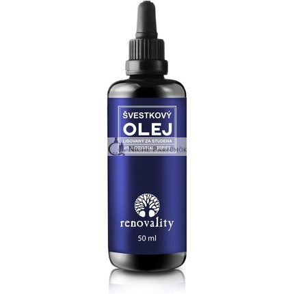 Renovalita Studený Lisovaný Slivkový Olej, 50ml, Česká republika
