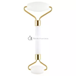 Biely jadeový valček na tvár