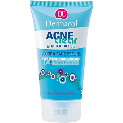 Dermacol ACNEclear Jojoba Face Peeling vyživujúci čistiaci gél s peelingovým účinkom 150 ml