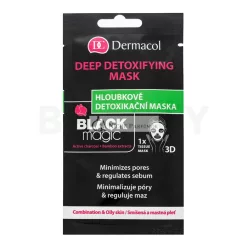   Dermacol Black Magic Deep Detoxifying Mask plátienková maska pre mastnú pleť 15 ml