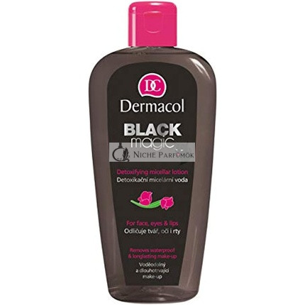 Dermacol Black Magic Detoxifying Micellar Lotion odličovacia micelárna voda pre normálnu/zmiešanú pleť 200 ml