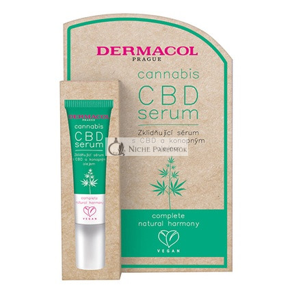 Upokojujúce sérum na pleť s CBD a konopným olejom (CBD sérum) 12 ml
