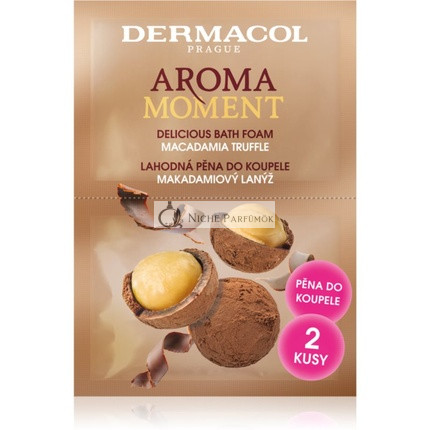 Dermacol Aroma Moment Makadamový Truffle Kúpeľová pena, 2x15ml