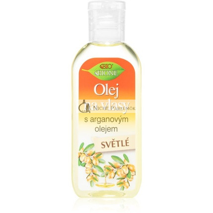 Bione Cosmetics Keratín + Arganový olej na vlasy pre svetlé odtiene, 80 ml