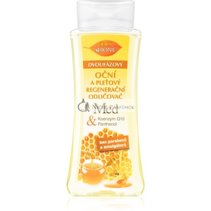Bione Cosmetics Med + Q10 Dvojfázový odstraňovač make-upu na tvár a oči - 255 ml