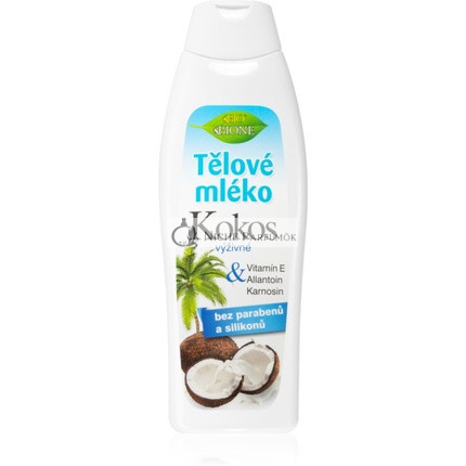 Bione Cosmetics Kokosové Mlieko Výživný Telový Krém, 500 ml