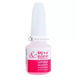 Diva & Nice Cosmetics Lepidlo na nechty s štetcom