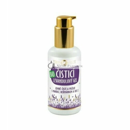 Purity Vision Bio Levanduľový Čistiaci Gél s Mandľou, Harmančekom a Vitamínom E, 100ml