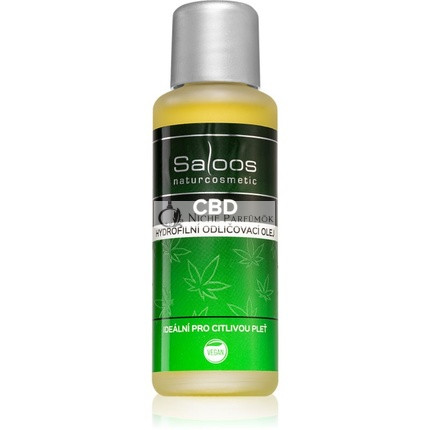 Saloos Hydrofóbne CBD Olej na jemné odlíčenie, 50 ml