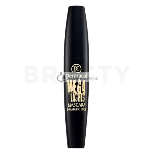 Dermacol Mega Lashes Mascara Dramatic Look riasenka pre predĺženie rias a objem Black 13 ml
