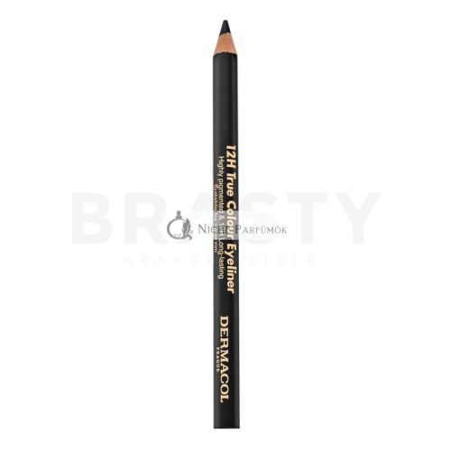 Dermacol 12H True Colour Eyeliner ceruzka na oči 8 Black 2 g