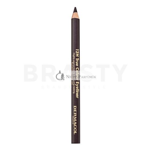 Dermacol 12H True Colour Eyeliner ceruzka na oči 10 Dark Mauve 2 g