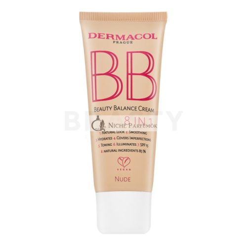 Dermacol BB Beauty Balance Cream 8in1 BB krém pre zjednotenú a rozjasnenú pleť Nude 30 ml