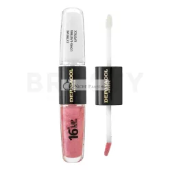   Dermacol 16H Lip Colour Extreme Long-Lasting Lipstick dlhotrvajúca dvojfázová farba a lesk na pery No. 11 8 ml