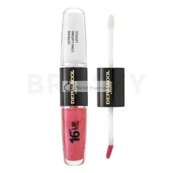   Dermacol 16H Lip Colour Extreme Long-Lasting Lipstick dlhotrvajúca dvojfázová farba a lesk na pery No. 15 8 ml