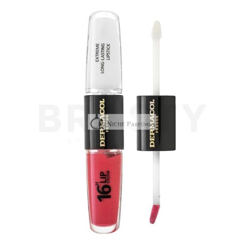 Dermacol 16H Lip Colour Extreme Long-Lasting Lipstick dlhotrvajúca dvojfázová farba a lesk na pery No. 16 8 ml