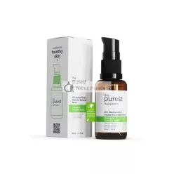   The Purest Solutions Vitamín B komplexné sérum s Niacinamidom 10% - Proti citlivosti, Proti začervenaniu, Regenerácia pleti - Vegánske, Bez testovania na zvieratách, Ekologické, 30ml