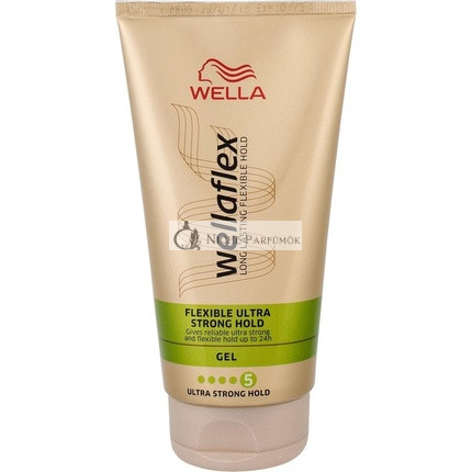 Wellaflex Flexibilné Ultra Silné Držanie - Gél na Vlasy s Ultra Silným Zosilnením, 150ml