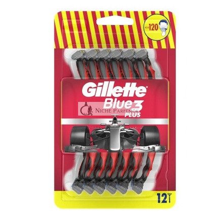Gillette Jednorazové holiace strojčeky pre mužov Blue3 Red - 12 kusov