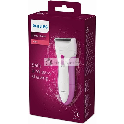 Philips HP6341 Batériový dámsky holiaci strojček mokrý a suchý, ružový