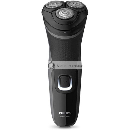 Philips Série 1000 Suchý Pánsky Elektrický Holiaci Strojček s PowerCut Čepelami a Vyskakovacím Trimmerom Street Grey