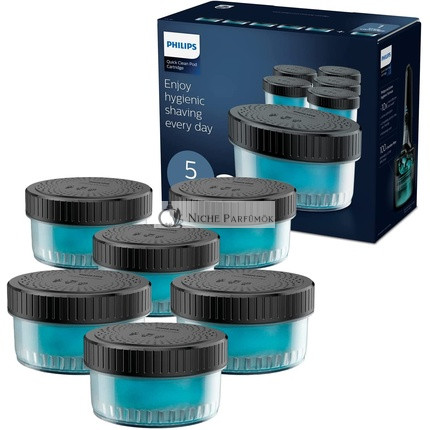 PHILIPS UK Kuchyňa a Dom Rýchla Čistiaca Podložka Náhradná Kazeta pre Elektrický Holiaci Strojček, 6 Kusov CC16/50