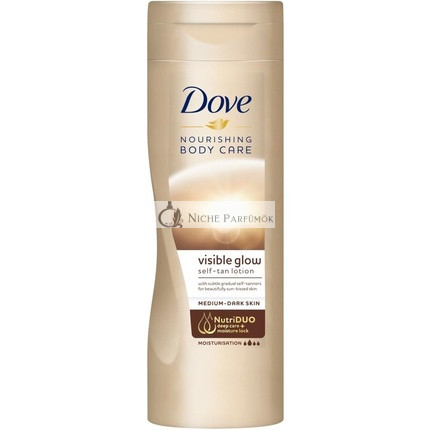Dove Lotion Viditeľný lesk stredný až tmavý 400ml