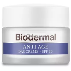   Biodermal Anti Age Denný Krém - Spf30 - Denný Krém S Hyalurónovou Kyselinou A Vitamínom C Proti Starnutiu Pleti - 50ml