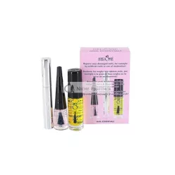   Herome 3 v 1 manikúrová súprava s posilňovačom nechtov a olejom na nechty - Základná súprava na nechty ružová