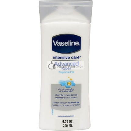 Vaseline Intenzív Starostlivosť Pokročilá Oprava Telové Mlieko pre Veľmi Suchú Pokožku, 200 ml