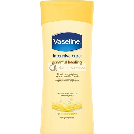 Vaseline Intensive Care Základné Liečivé Telové Mlieko 200ml Bez Parfumácie