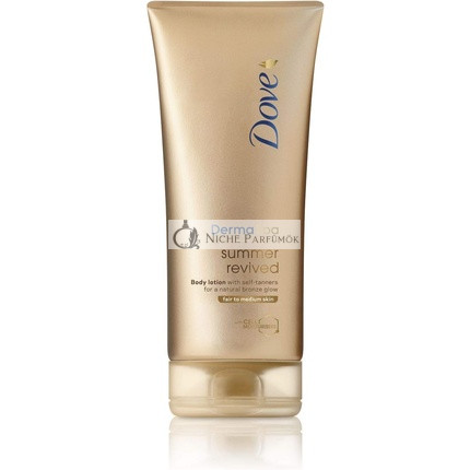 Dove DermaSpa Letné Obnovené Telové Mlieko so Samoopaľovaním, 200ml