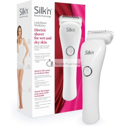 Silk'n LadyShave Wet&Dry Elektrický Holiaci Strojček pre Mokrú a Suchú Pokožku Biela