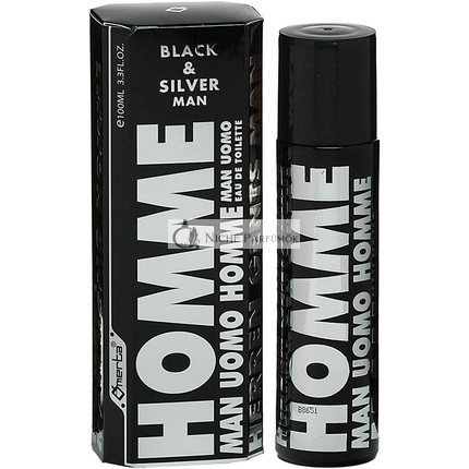 Omerta Black and Silver Man Eau de Toilette, 100ml