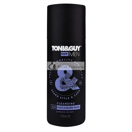 Toni & Guy 2-v-1 Čistiaci umývací prostriedok na bradu a tvár, 150ml