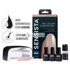   Sensista Gél Lakový Štartovací Set I Like You A Latte - Nude