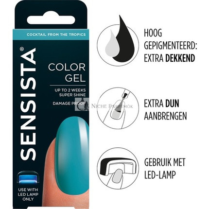 Sensista Color Gel Koktail z Tropikov - Modrá