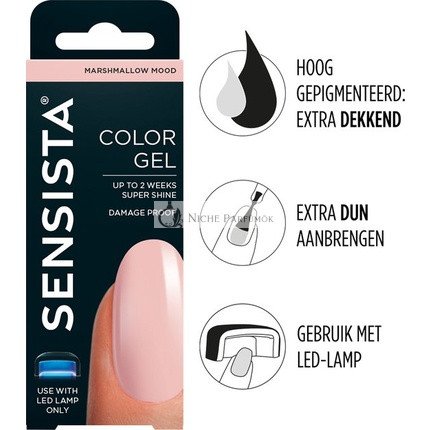 Sensista Color Gel Marshmallow Mood - Rúžová/Nude