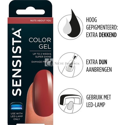 Sensista Color Gel Nuts About You - Hnedá