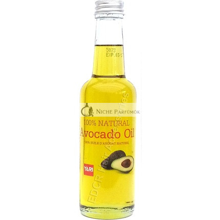 Yari 100% Prírodný Avokádový Olej na Telo a Vlasy, 250ml